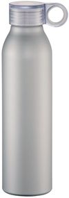 Am image of a Custom Grom 22oz Aluminum Sports Bottle in Silver!