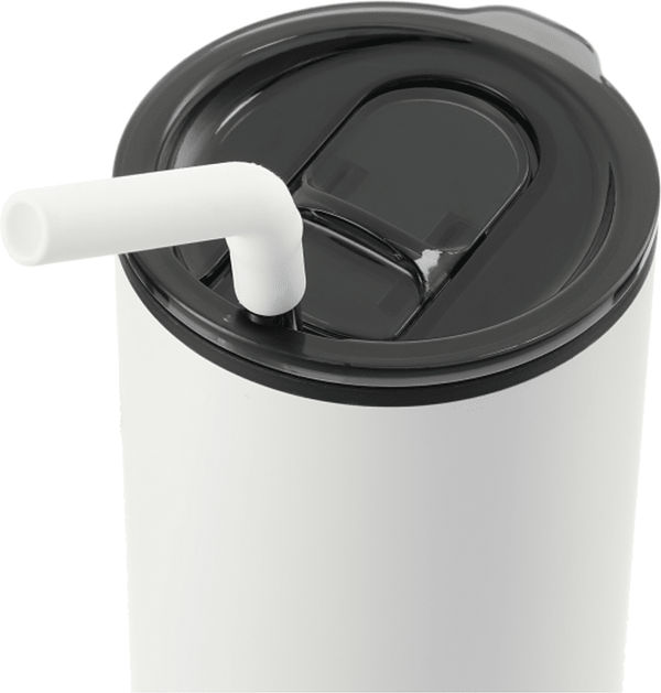 An image of a Custom Lagom Insulated 16oz Stainless Steel Tumbler with Straw!