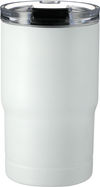 Am image of a Custom Bluff 12oz Vacuum Tumbler & Cooler in White!