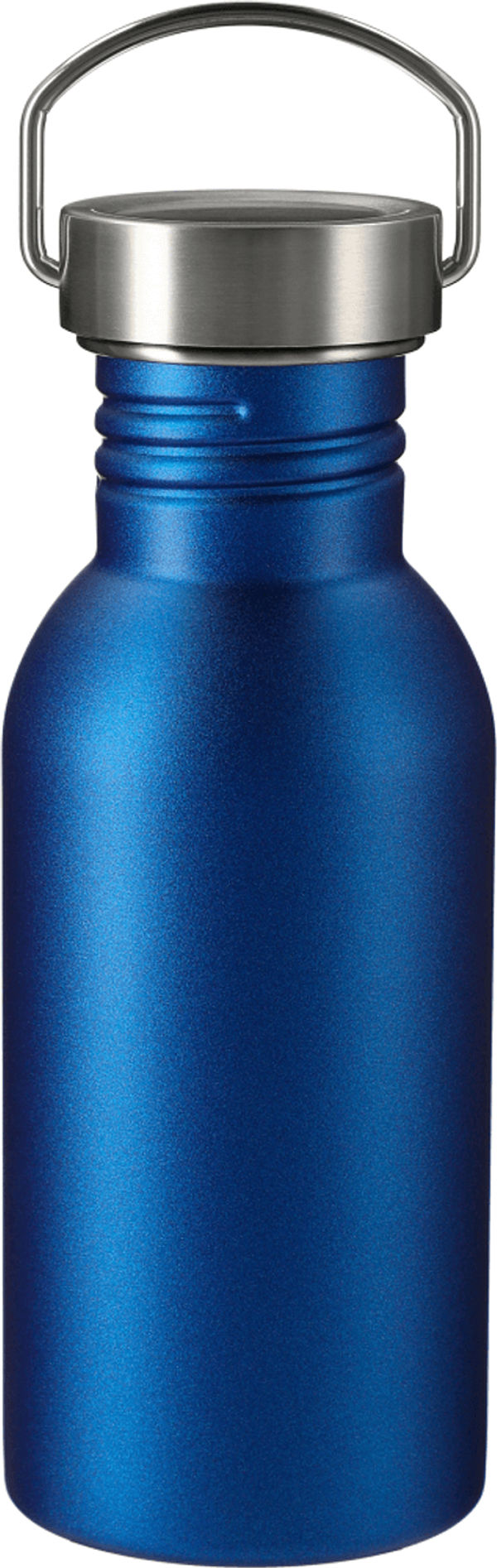 Am image of a Custom Thor 20oz Stainless Sports Bottle in Blue!