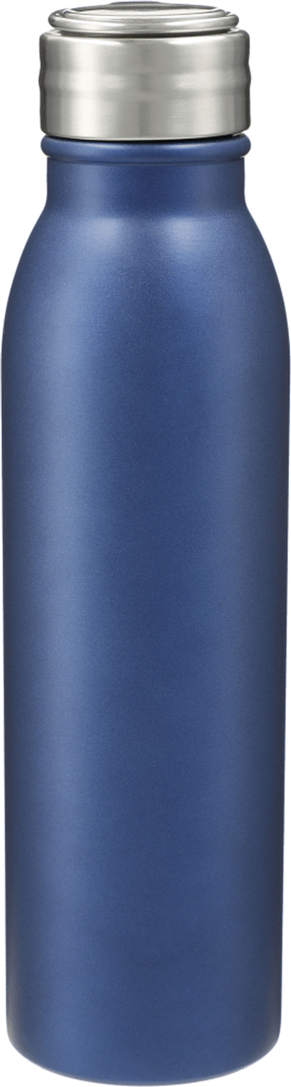 Am image of a Custom Vida 24oz Stainless Steel Bottle in Navy!
