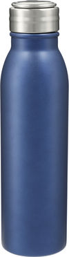 Am image of a Custom Vida 24oz Stainless Steel Bottle in Navy!