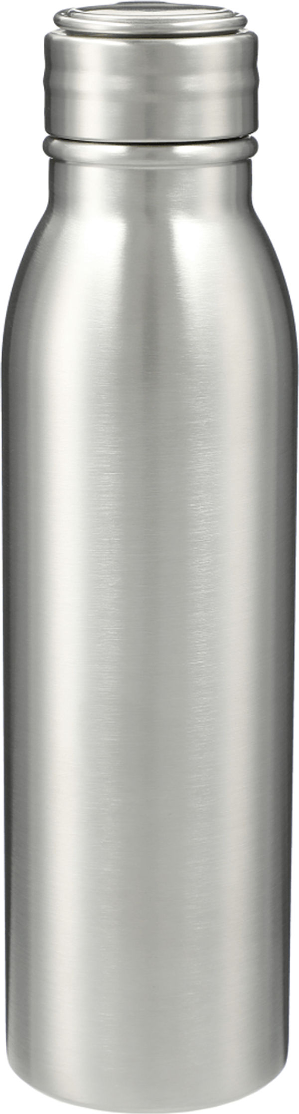 Am image of a Custom Vida 24oz Stainless Steel Bottle in Silver!