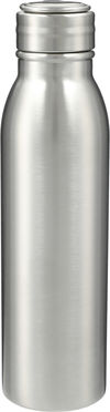 Am image of a Custom Vida 24oz Stainless Steel Bottle in Silver!