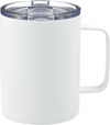 An image of a Custom Rover 14oz Vacuum Insulated Camp Mug in White!