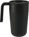 Am image of a Custom Sigrid 16oz ECO Mug with Recycled Plastic in Black!