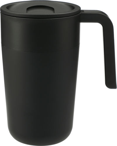 Am image of a Custom Sigrid 16oz ECO Mug with Recycled Plastic in Black!