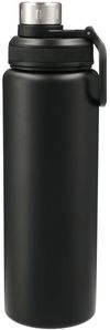 Am image of a Custom Vasco 32oz Stainless Steel Bottle in Black!