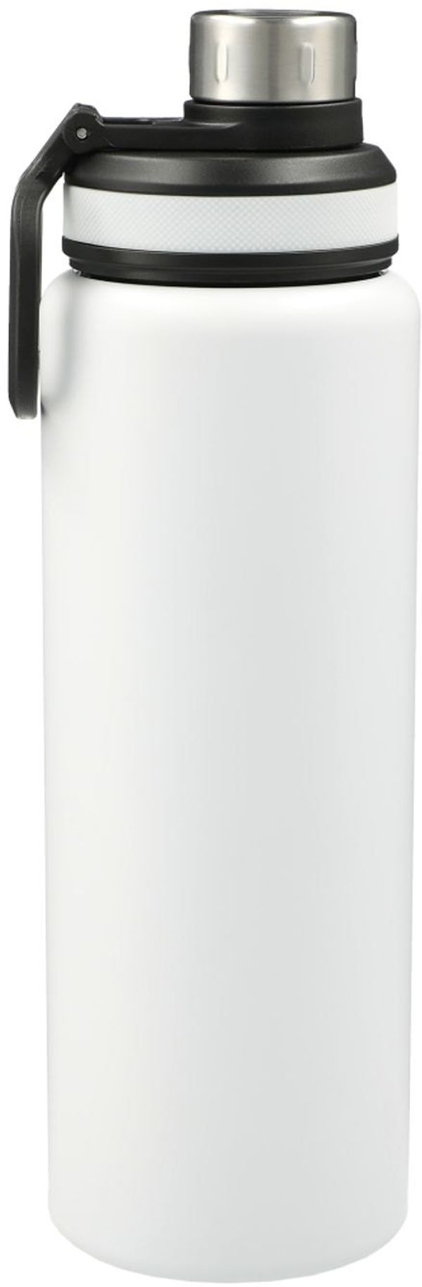 Am image of a Custom Vasco 32oz Stainless Steel Bottle in White!