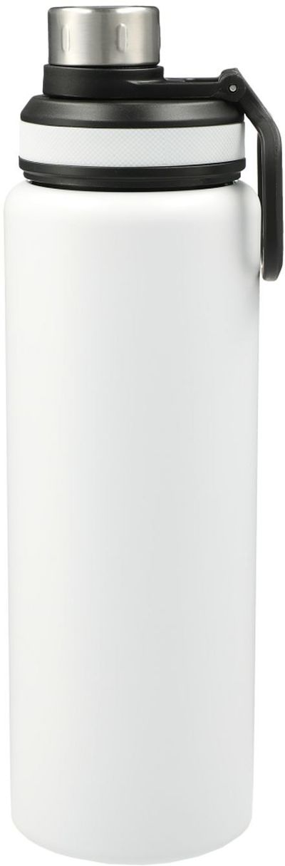 Am image of a Custom Vasco 32oz Stainless Steel Bottle in White!