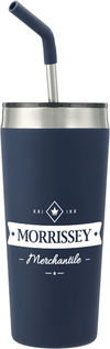 An image of a Custom Faye 20oz Vacuum Tumbler with SS Straw!