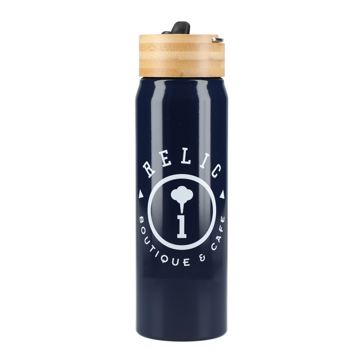 Billy 26oz Eco Friendly Aluminum Bottle With FSC Bamboo Lid