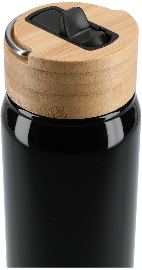 An image of a Custom Billy 26oz Eco Friendly Aluminum Bottle With FSC Bamboo Lid!