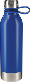Am image of a Custom Perth 25oz Stainless Sports Bottle in Blue!