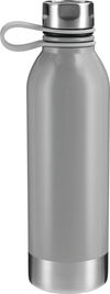 Am image of a Custom Perth 25oz Stainless Sports Bottle in Grey!