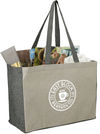 An image of a Custom Recycled Cotton Contrast Side Shopper Tote!