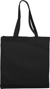 Am image of a Custom Odessa 8oz Cotton Canvas Tote in Black!