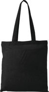 Am image of a Custom Carolina 4oz Cotton Canvas Tote in Black!