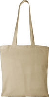 Am image of a Custom Carolina 4oz Cotton Canvas Tote in Natural!