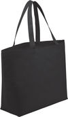 Am image of a Custom Big Boy NonWoven Shopper Tote in Black!