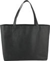 Am image of a Custom Big Boy NonWoven Shopper Tote in Black!