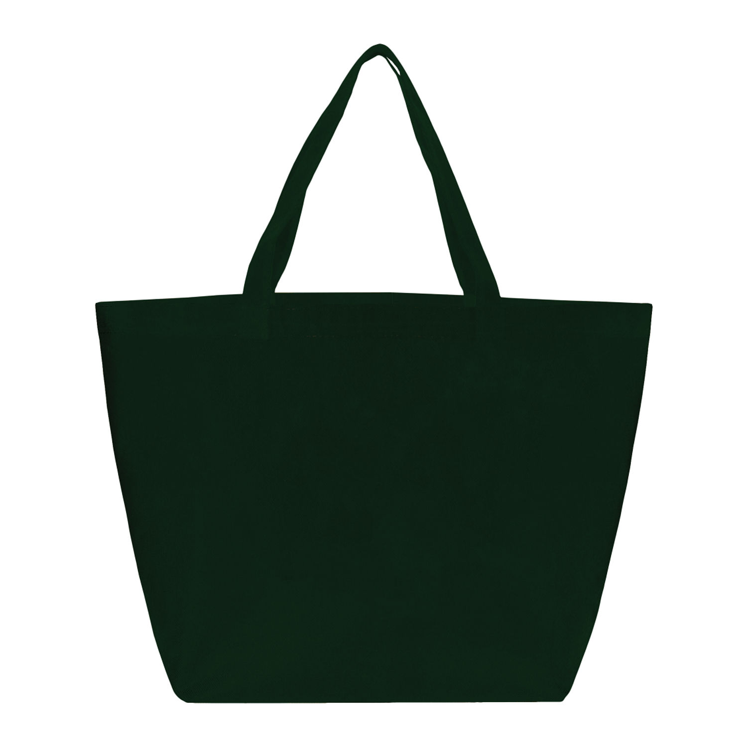 YaYa Budget Non Woven Shopper Tote in Hunter Green