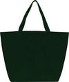 Am image of a Custom YaYa Budget Non Woven Shopper Tote in Hunter Green!