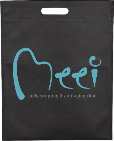 An image of a Custom Large Freedom Heat Seal Non Woven Tote!
