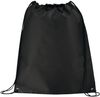 Am image of a Custom Large Oriole Drawstring Bag in Black!