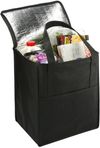 An image of a Custom Hercules Flat Top Insulated Grocery Tote!
