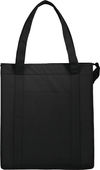 Am image of a Custom Hercules Insulated Grocery Tote in Black!