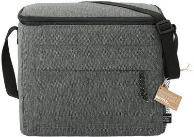 Am image of a Custom Vila Recycled 12 Can Lunch Cooler in Graphite!