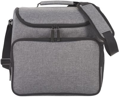 Am image of a Custom Break Time Recycled 24 Can Event Cooler in Charcoal!