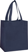 Am image of a Custom Basic Grocery Tote in Navy!