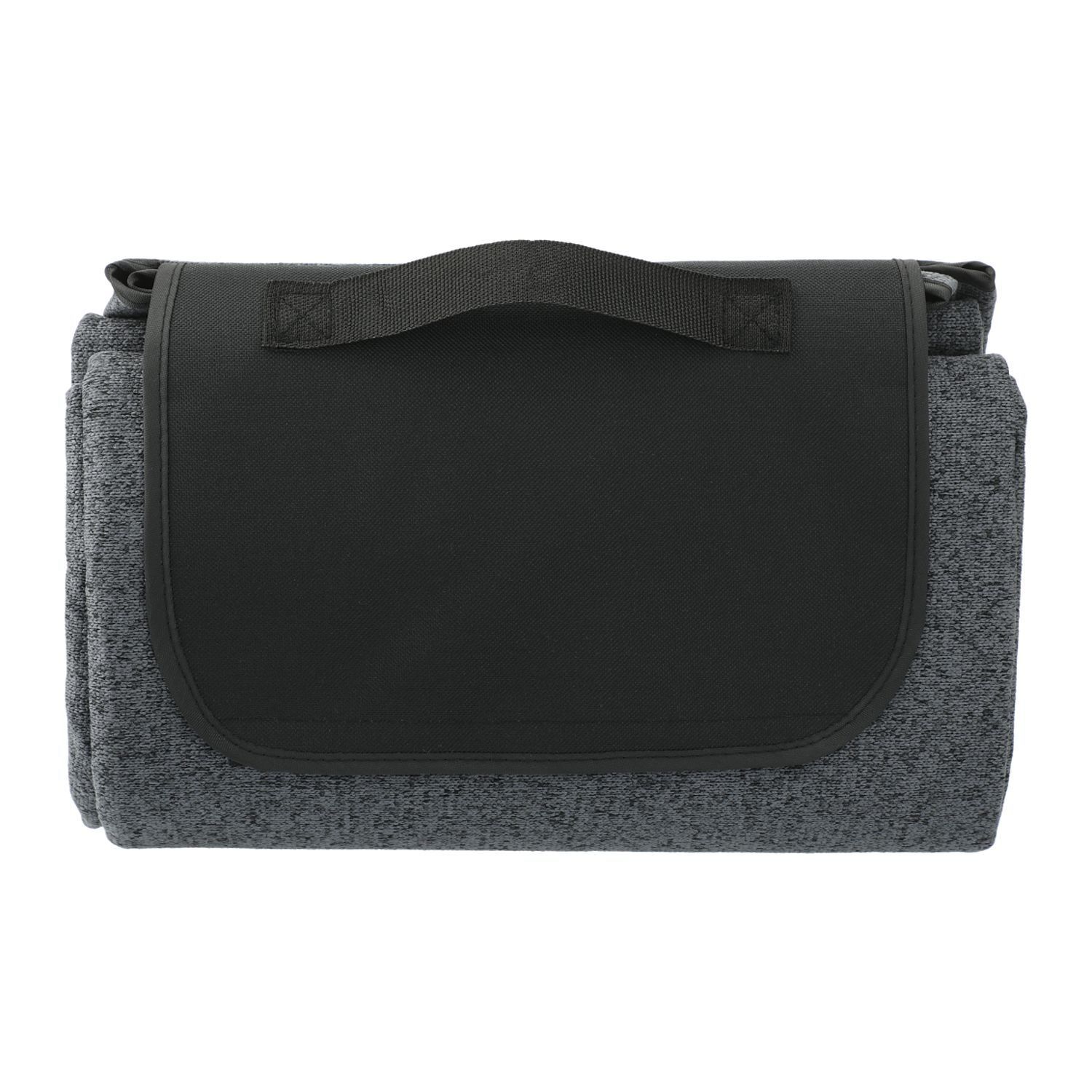 Recycled Heathered Picnic Blanket in Charcoal