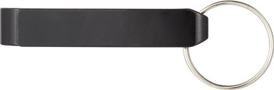 Am image of a Custom Aluminum BottleCan Opener in Black!