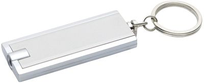 Am image of a Custom Rectangular Key Light in Silver!