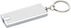 Am image of a Custom Rectangular Key Light in Silver!
