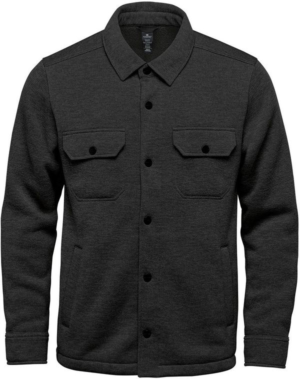 Am image of a Custom Stormtech Avalante Fleece Shirt in Black!