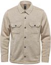 Am image of a Custom Stormtech Avalante Fleece Shirt in Oatmeal!