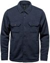 Am image of a Custom Stormtech Avalante Fleece Shirt in Navy!