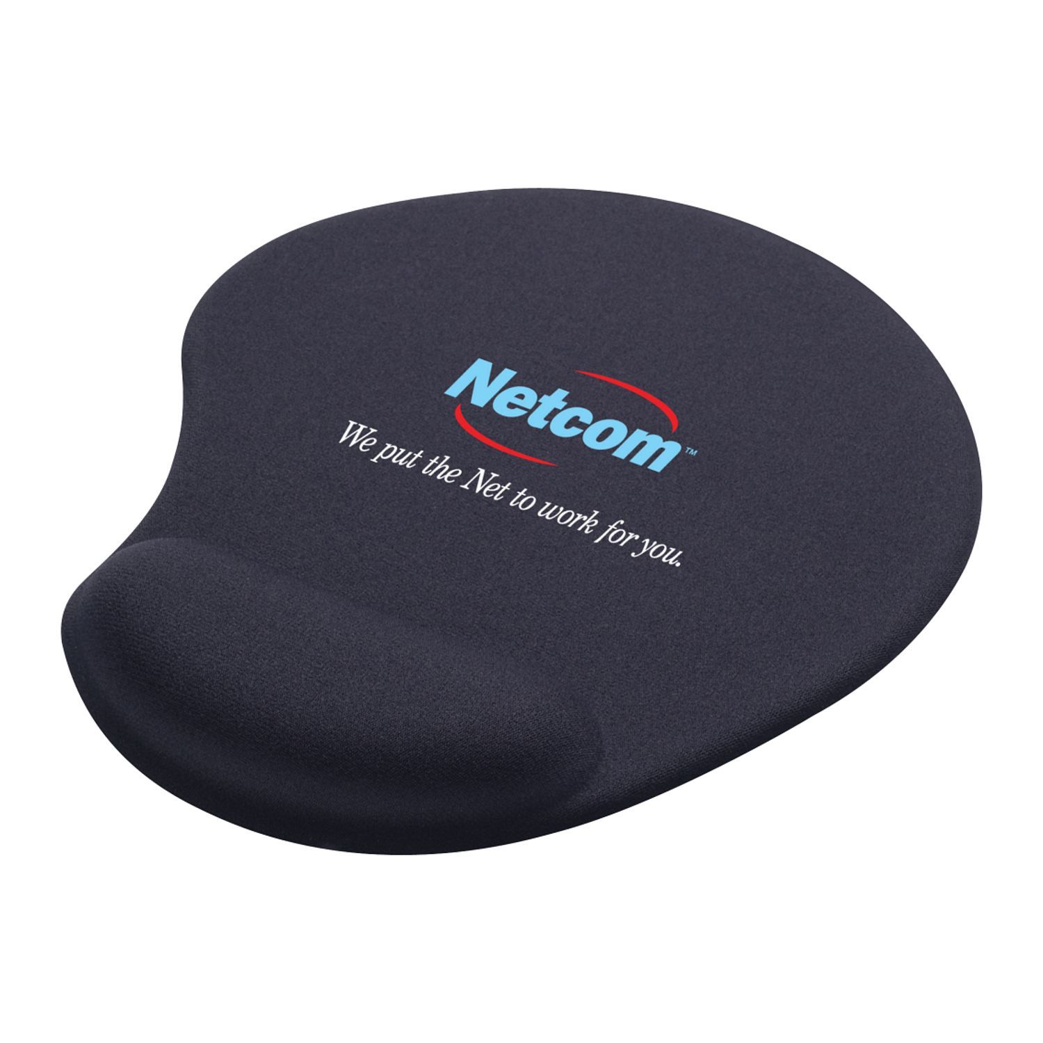 Solid Jersey Gel Mouse Pad With Wrist Rest