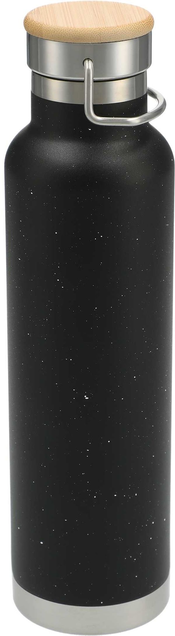 An image of a Custom Speckled Thor Copper Vacuum Insulated Bottle 22oz in Black!