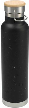 An image of a Custom Speckled Thor Copper Vacuum Insulated Bottle 22oz in Black!