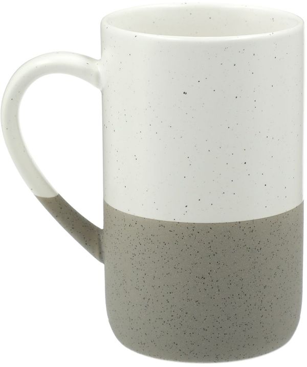 Am image of a Custom Speckled Wayland Ceramic Mug 13oz in Grey!