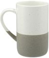 Am image of a Custom Speckled Wayland Ceramic Mug 13oz in Grey!