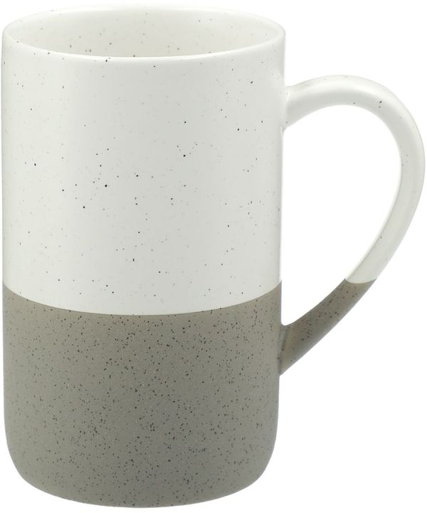 Am image of a Custom Speckled Wayland Ceramic Mug 13oz in Grey!