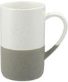 Am image of a Custom Speckled Wayland Ceramic Mug 13oz in Grey!