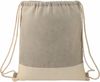 An image of a Custom Split Recycled Cotton Drawstring Bag!