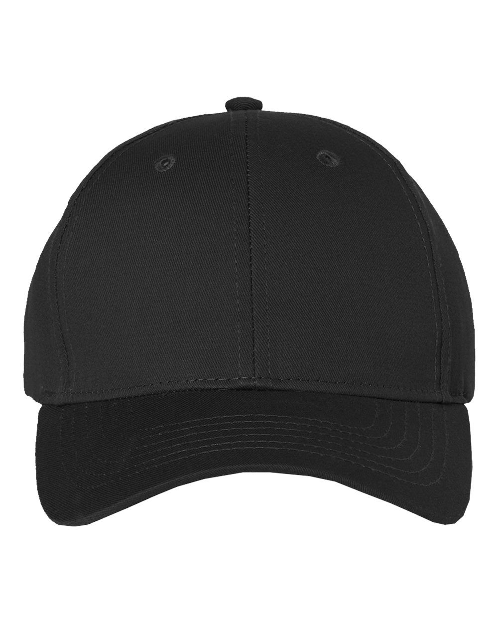 Sportsman Adult Cotton Twill Cap in Black